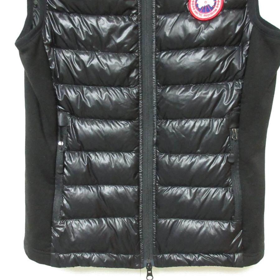 美品 カナダグース ダウンベスト 2702L 刺繍ロゴ CANADA GOOSE 美品 カナダグース ハイブリッジ ライト ロゴ