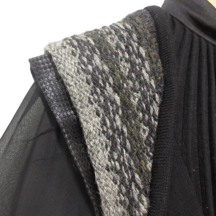 UNDERCOVER（アンダーカバー） 美品 07AW 無題 ニットとハイテク