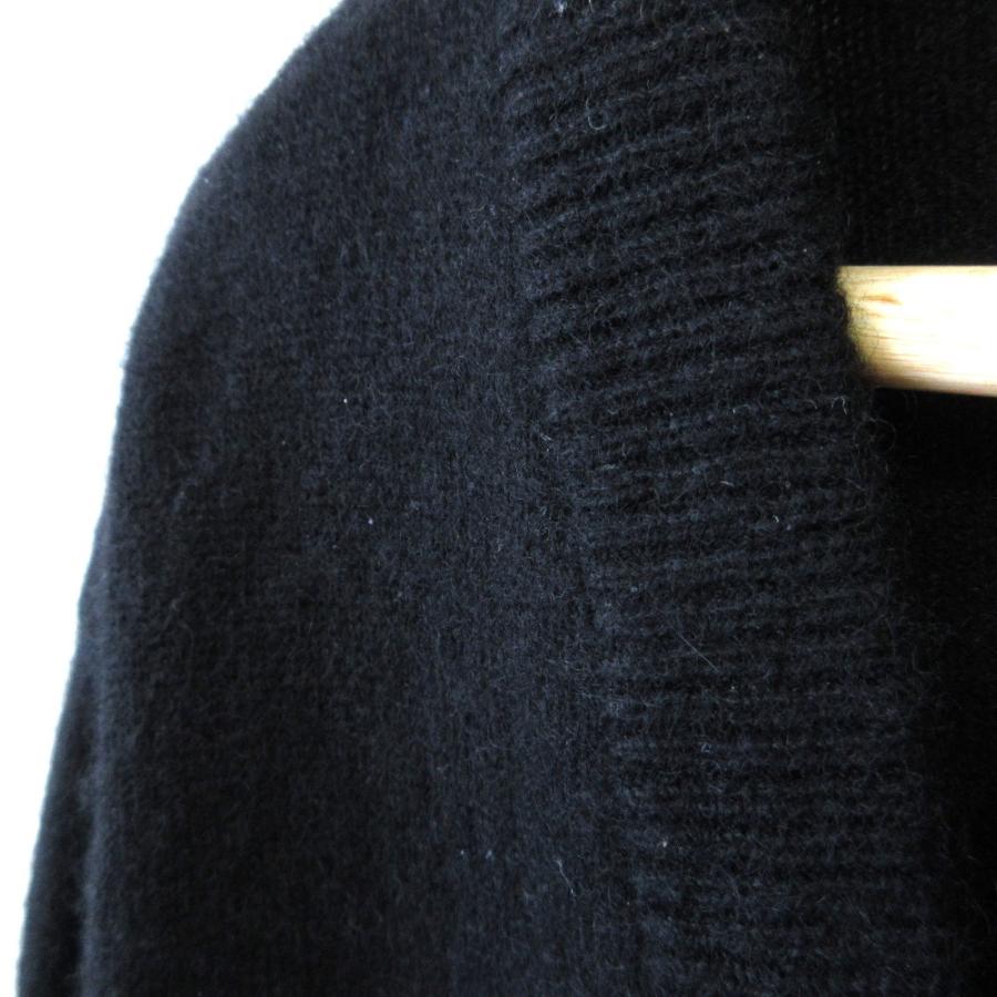 良品 LEONARD SPORT レオナールスポーツ 刺繍 カシミヤ ニットカーディガン L ブラック レディース 古着 中古 USED LEONARD SPORT 良品 レオナールスポーツ 刺繍 カシミヤ ニット