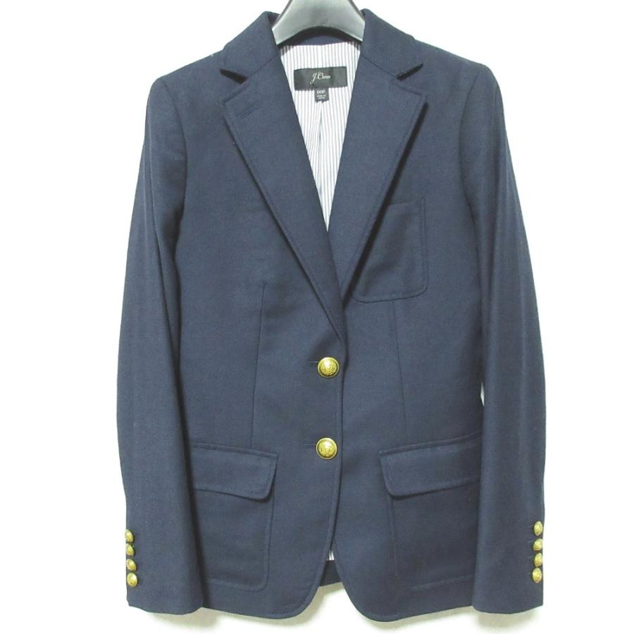 J.CREW 美品 ジェイクルー 金ボタン 紺ブレ ブレザー テーラード