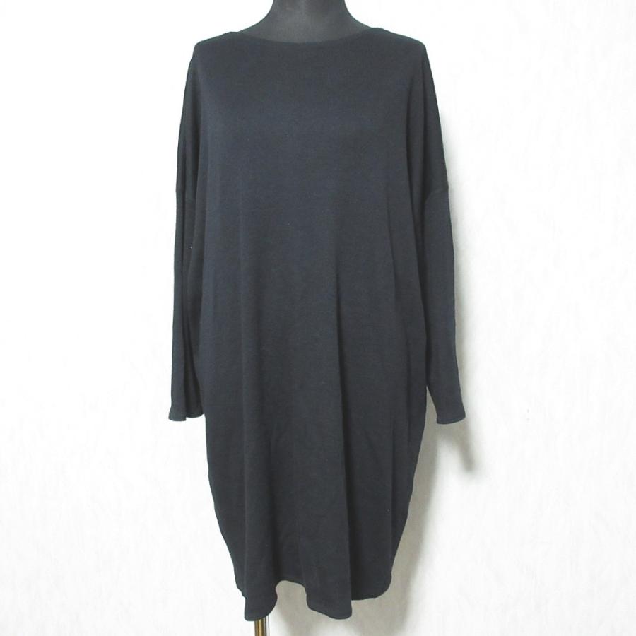 美品*ヨーガンレール ウール アンゴラ ニット チュニック M ブラック 美品*ヨーガンレール ウール アンゴラ ニット チュニック M