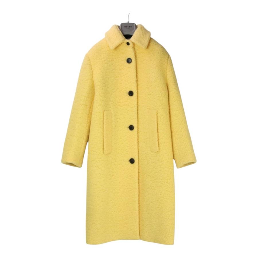 PRADA 美品 21AW プラダ BY RAF SIMONS COAT BOUCLE ウール