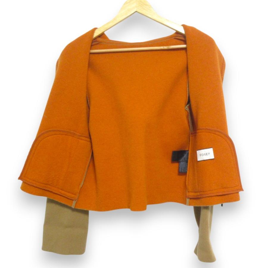 FOXEYフォクシーニューヨーク　するするパーカー40　マットストレッチジャージ FOXEYフォクシーニューヨーク するするパーカー40 マット