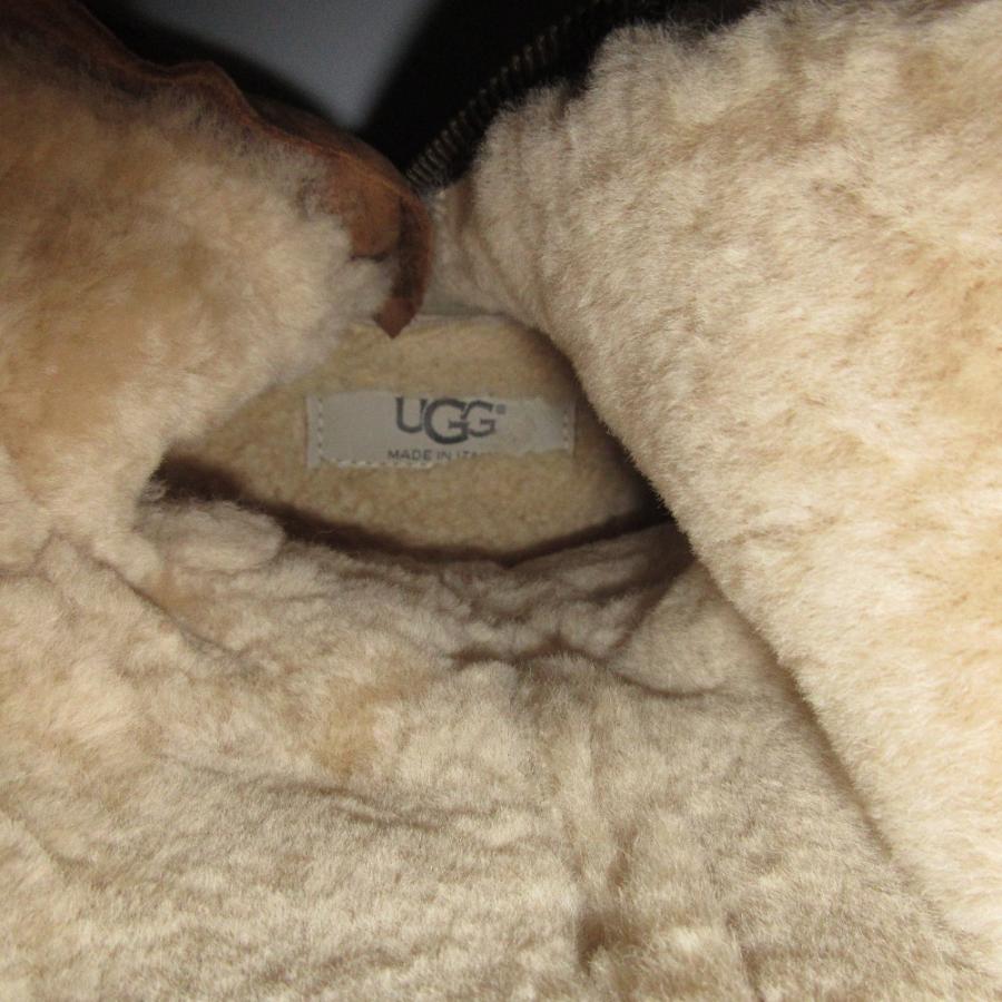 UGG（アグ） 美品 ABREE アブリー サイドジップ ロング ムートンブーツ 