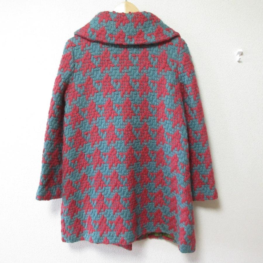 新品タグ付　Jocomomola ホコモモラ　コート　近年モデル　ツイード日本製 Jocomomola ホコモモラ ドット柄 ウール コート サイズ40 - メルカリ