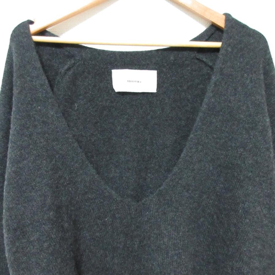 TODAYFUL 美品 23AW トゥデイフル Uneck Cashmere Knit プル