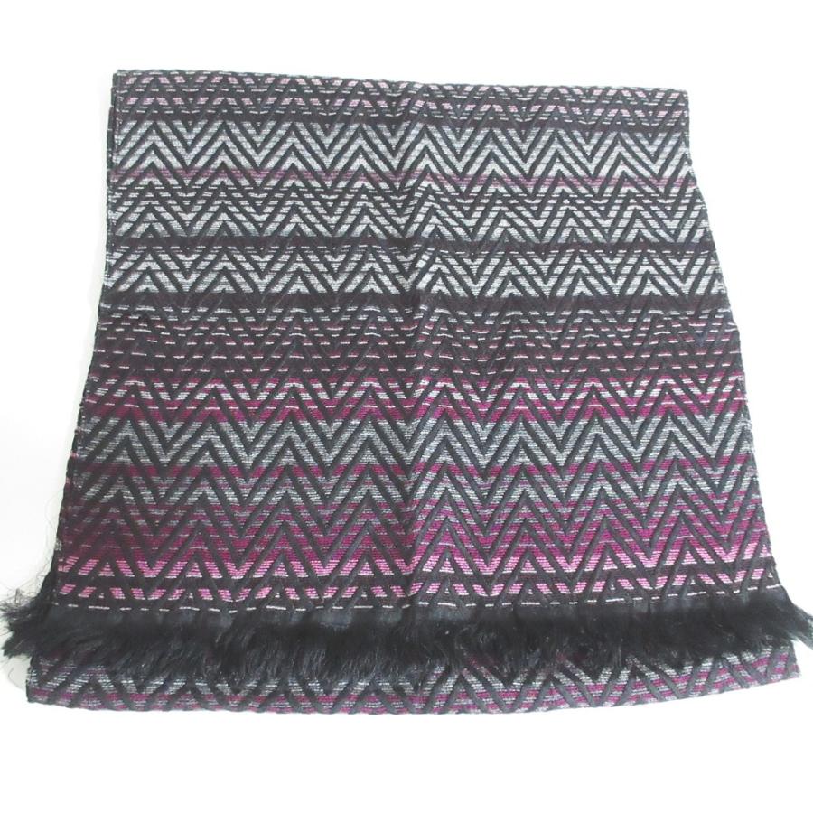 MISSONI（ミッソーニ） 良品 シェブロンストライプ シルク ウール