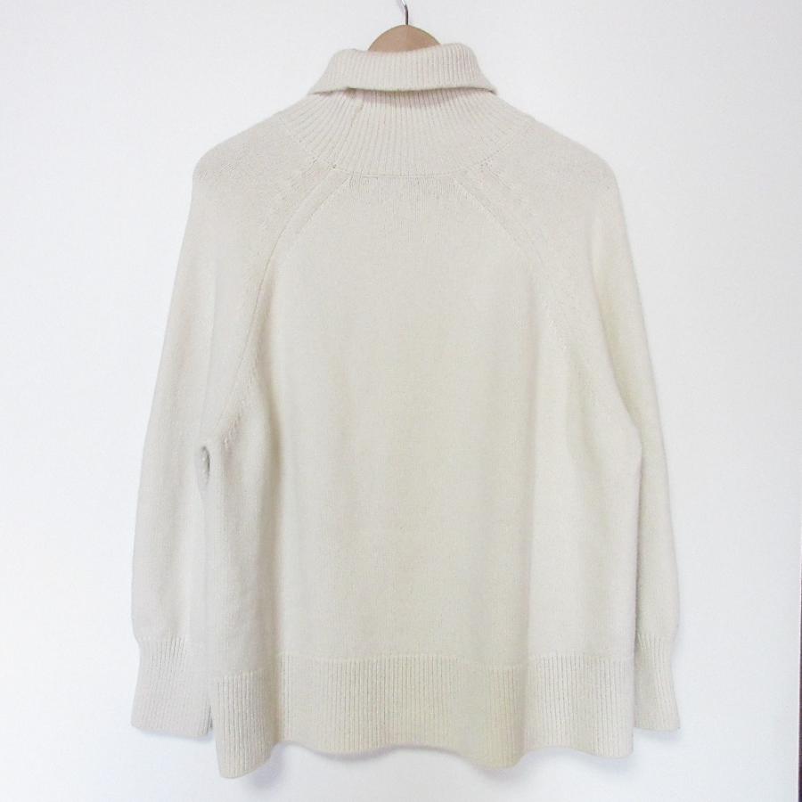 エブール カシミヤ100％　ニット イエロー タートルネック セール】 ウールカシミヤ ハイネックプルオーバー （ニット