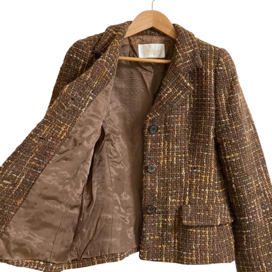 Harrods（ハロッズ） 美品 ツイード ジャケット ミニスカート スーツ