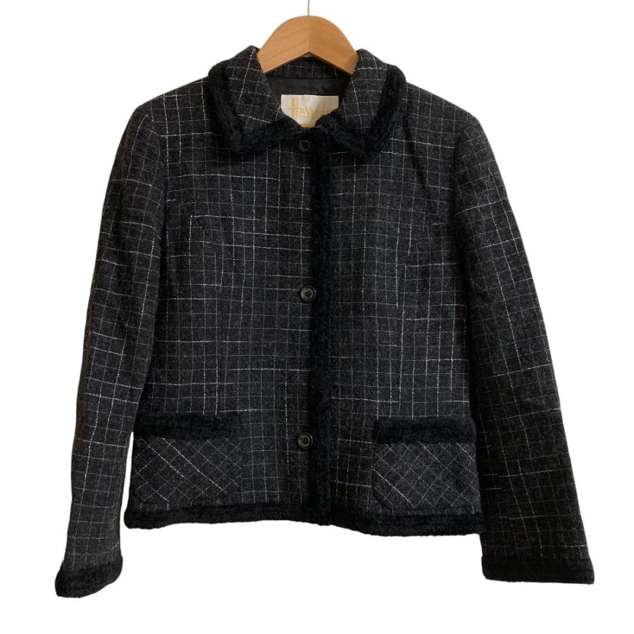Harrods（ハロッズ） 美品 ツイード ジャケット ひざ丈 スカート