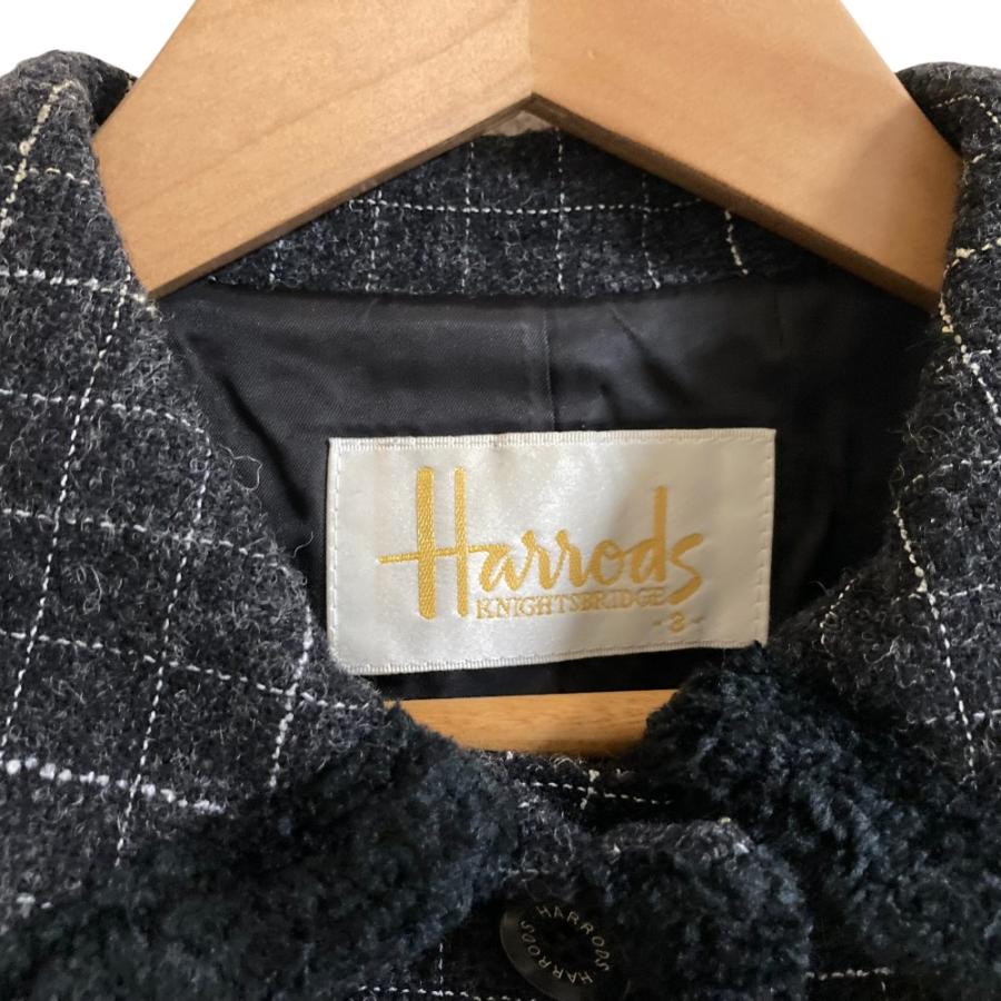 Harrods（ハロッズ） 美品 ツイード ジャケット ひざ丈 スカート