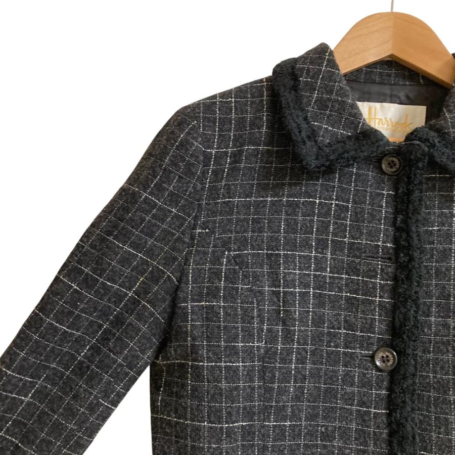 Harrods（ハロッズ） 美品 ツイード ジャケット ひざ丈 スカート