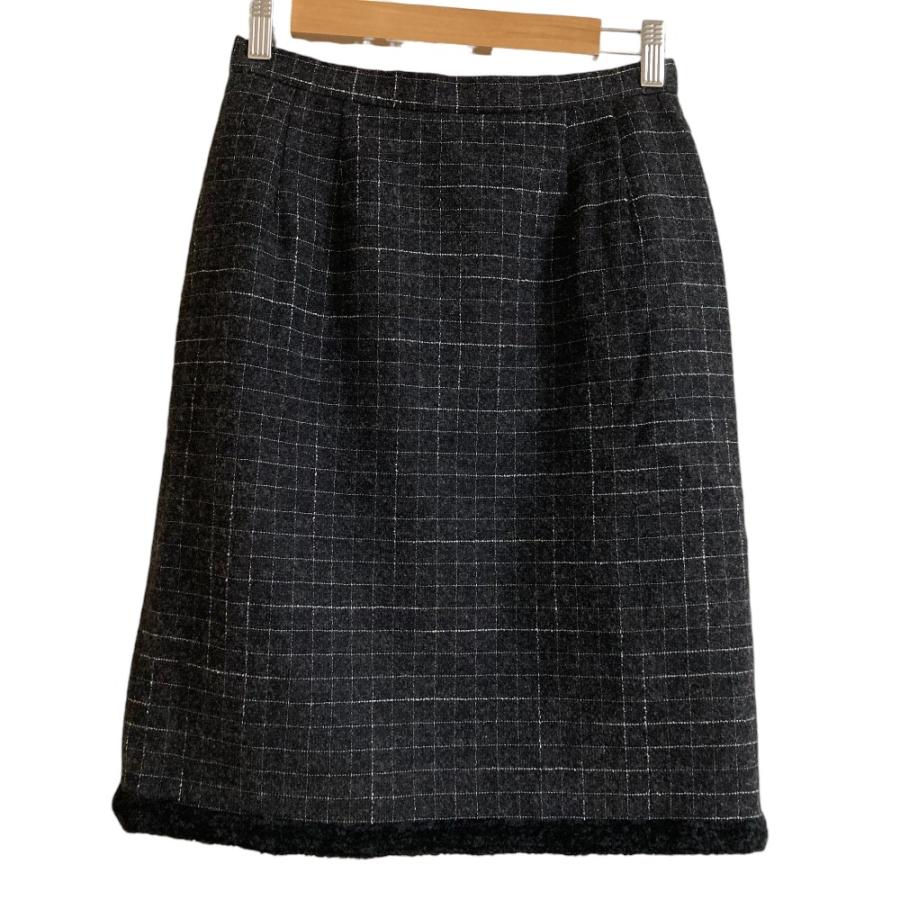 Harrods（ハロッズ） 美品 ツイード ジャケット ひざ丈 スカート