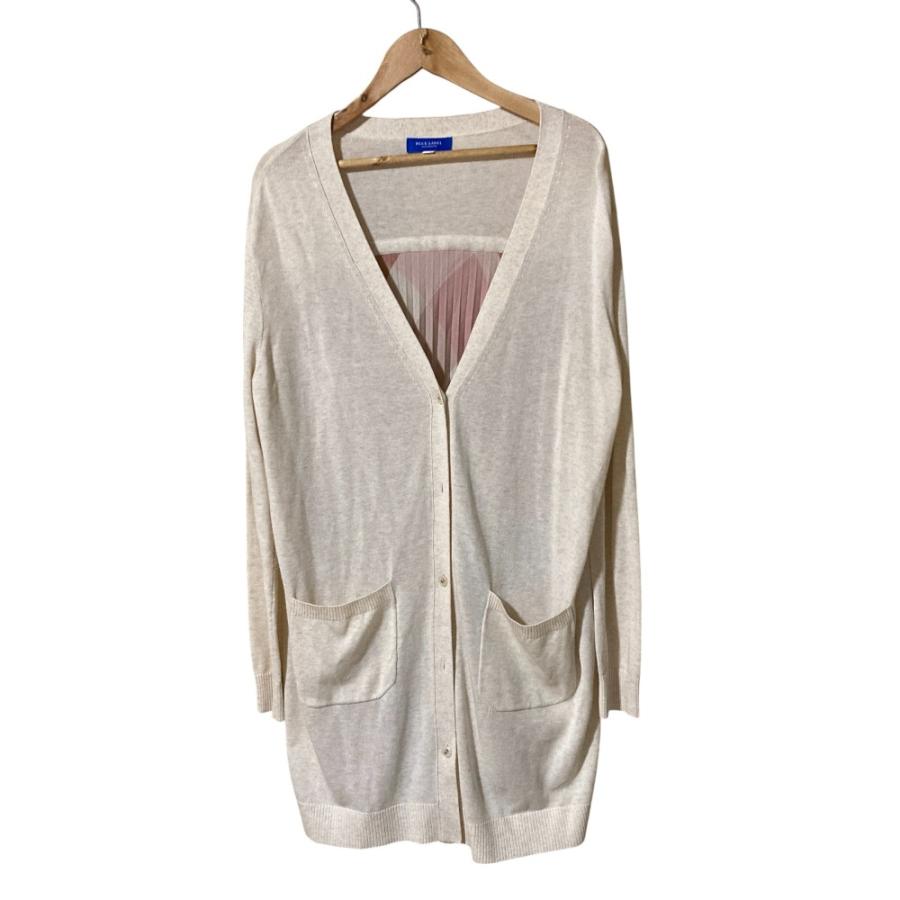 BLUE LABEL CRESTBRIDGE バックプリーツカーディガン BLUE LABEL CRESTBRIDGE（ブルーレーベルクレストブリッジ） 美品
