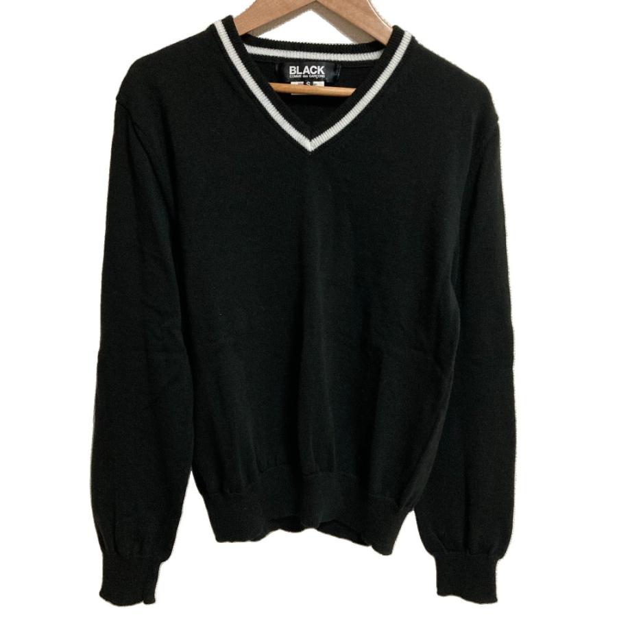 BLACK COMME des GARCONS 美品 ブラックコムデギャルソン Vネック