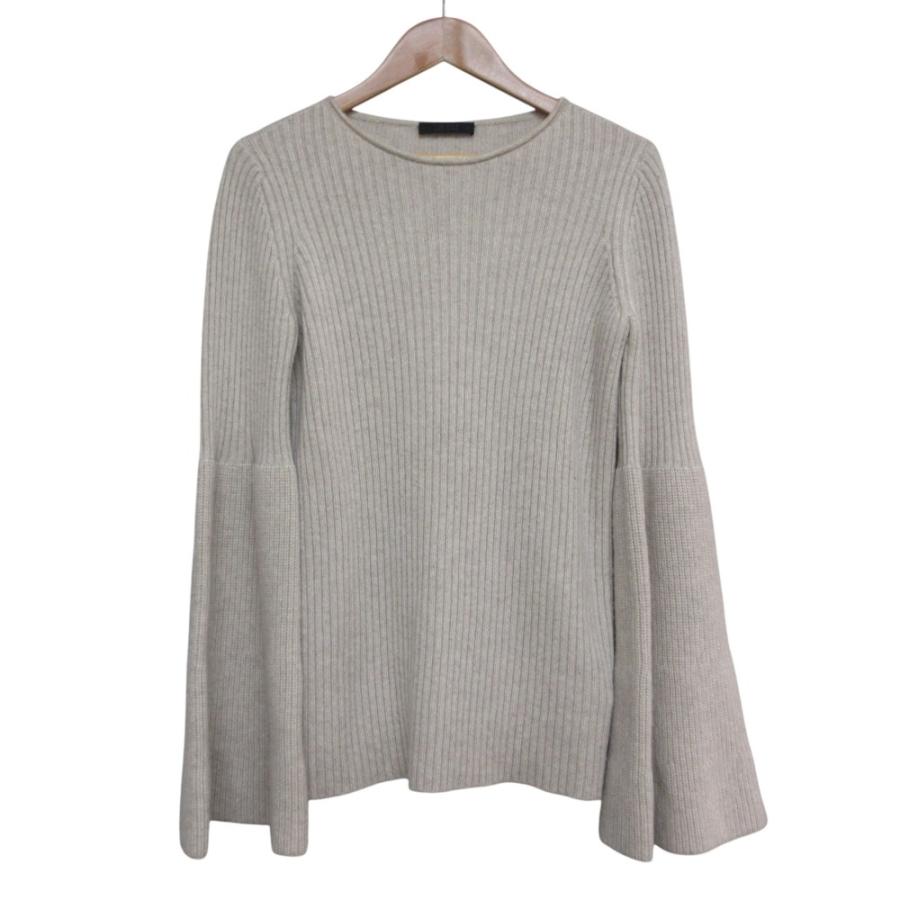 THE ROW ザロウ カシミヤ100% ニット ホワイト 美品 ザロウ カシミヤ