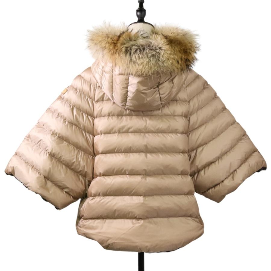 TATRAS タトラス マーレ リバーシブル ファー付 ダウン ポンチョ M TATRAS（タトラス） 美品 MALE マーレ リバーシブル ファー付き ダウン