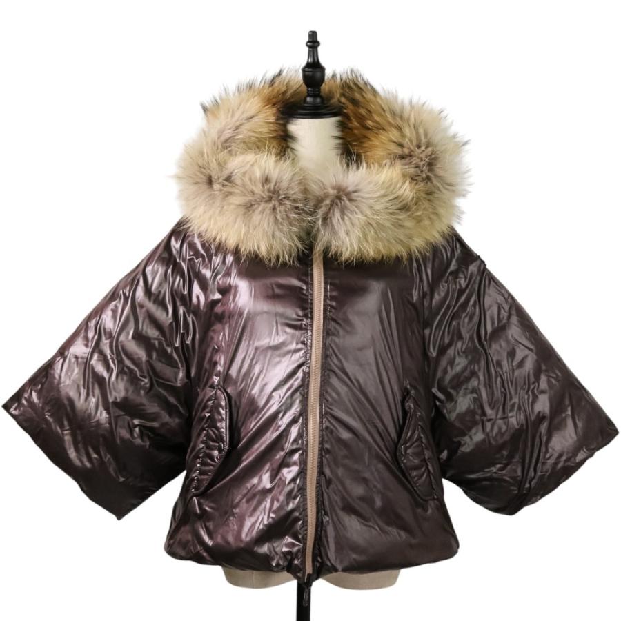 TATRAS タトラス マーレ リバーシブル ファー付 ダウン ポンチョ M TATRAS（タトラス） 美品 MALE マーレ リバーシブル ファー付き ダウン