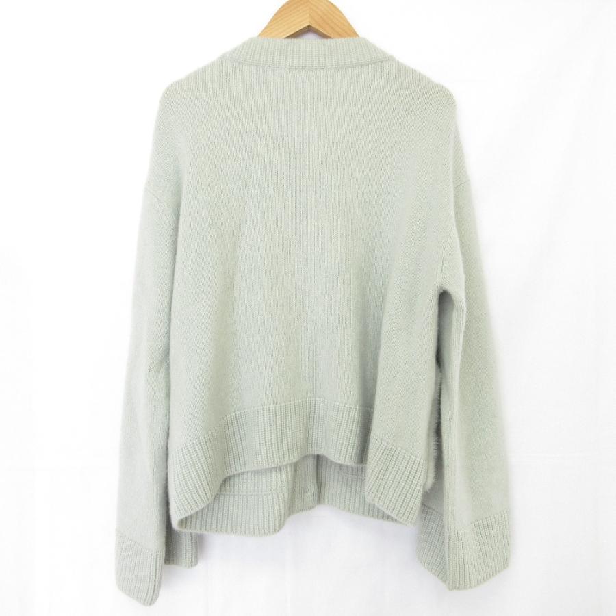 FOXEY フォクシー カーディガン ウール グレージュ シェルボタン 日本製 FOXEY フォクシー カーディガン ウール グレージュ シェルボタン