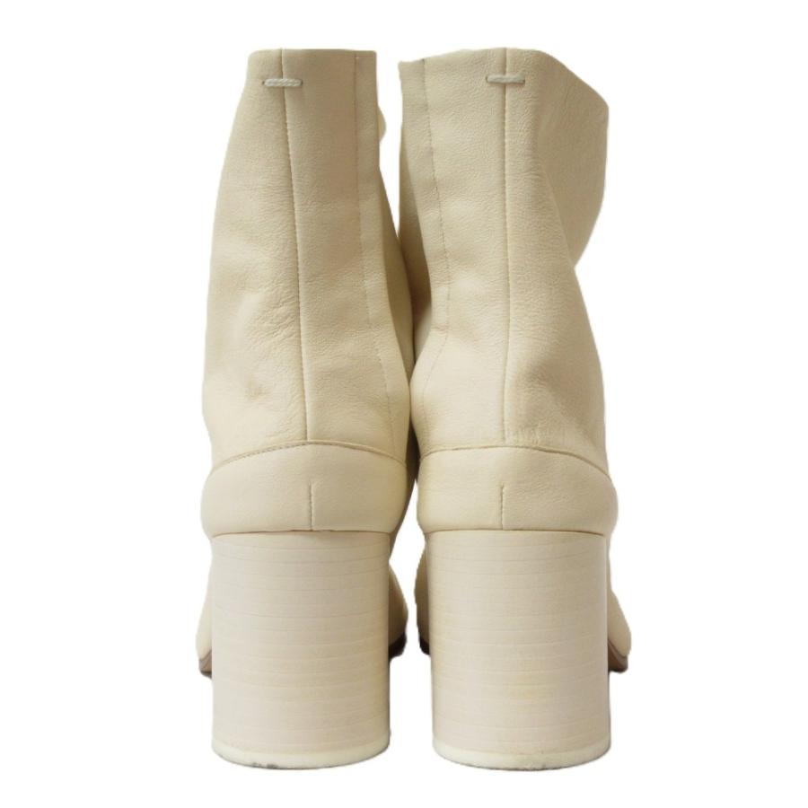 メゾンマルジェラ 22 スムースレザーチャンキーヒール足袋ブーツ Maison Margiela（メゾンマルジェラ） 美品 Maison Margiela 22 TABI