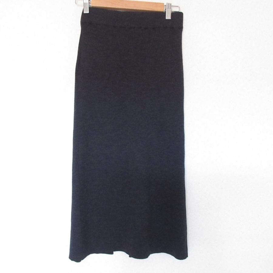 AP STUDIO 美品 エーピーストゥディオ ストレッチ リブニットスカート  