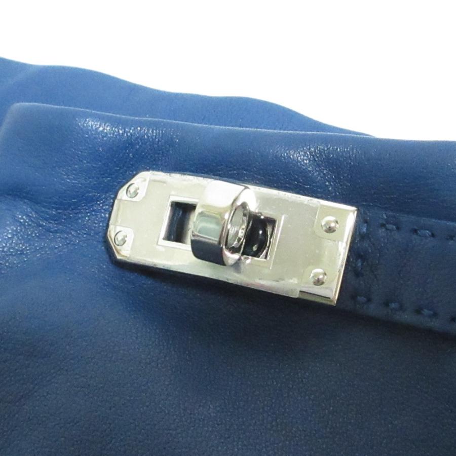 HERMES 未使用 エルメス ケリー金具 ラムスキン レザー グローブ