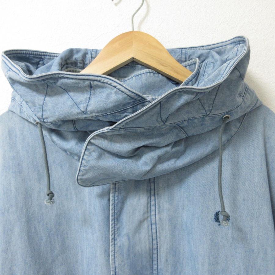 FRED PERRY（フレッドペリー） 美品 フード2way デニムモッズコート