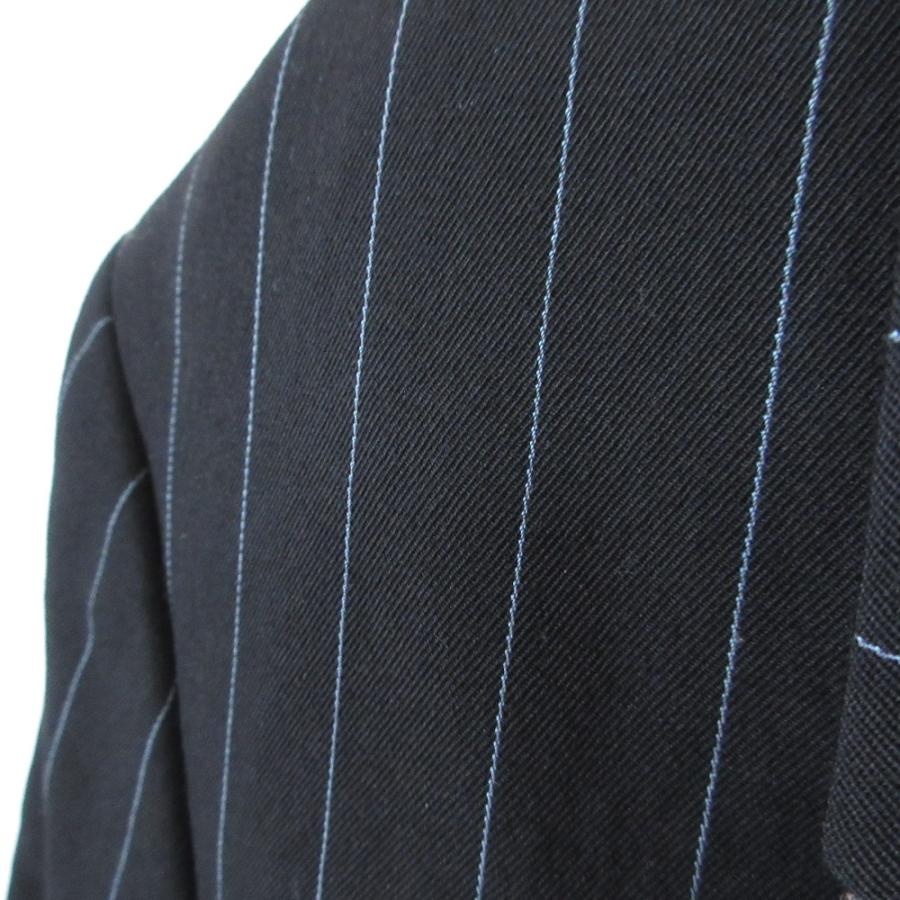 80s 90s 未使用級 ヴィンテージ ストライプ ダブル ツータック スーツ VINTAGE - 2ピースセットアップ ダブルスーツ ピンストライプ 2