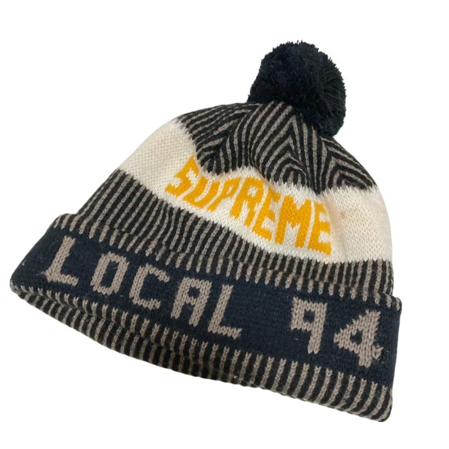Supreme（シュプリーム） LOCAL 94 Beanie ロゴ ポンポン ニット