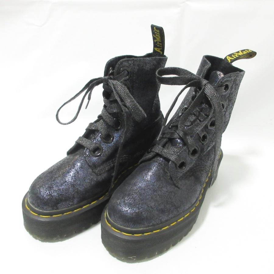Dr.Martens（ドクターマーチン） 美品 MOLLY QUAD クラックレザー 6 