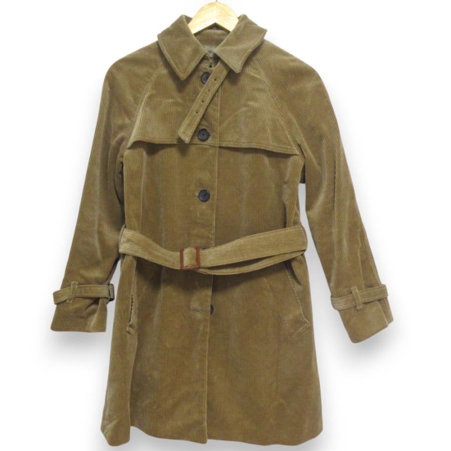 美品MHL コート マーガレットハウエル Harris Tweed ベルト付き MARGARET HOWELL（マーガレットハウエル） 美品 コーデュロイ