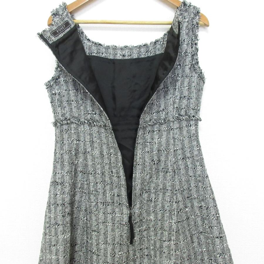 美品　Foxey フォクシー　ツイードドレス　ツイードワンピース　40 FOXEY - 美品 Foxey フォクシー ツイードドレス ツイード