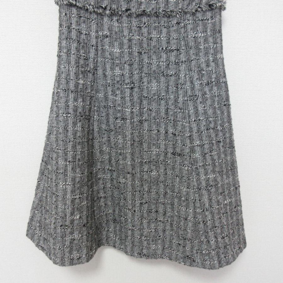 FOXEY 美品 フォクシー Dress Tweed ノースリーブ ツイード