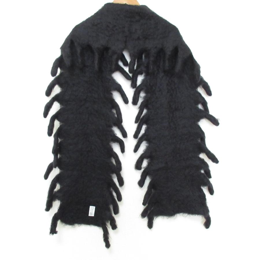 【試着のみ未使用】LOEWE モヘヤ×ウール フリンジ マフラー マルチカラー LOEWE 美品 ロエベ モヘヤ ウール フリンジ ロングマフラー