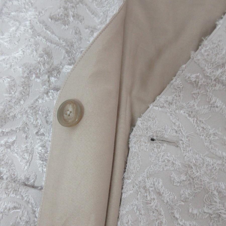 conte 美品 24AW conte コンテ ジャカード ベスト タック ワイドパンツ 