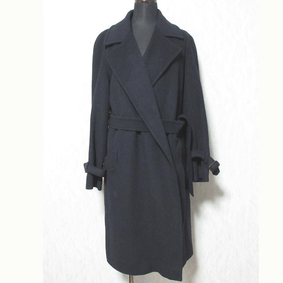 現行ポールスチュアート　ウールカシミヤ ベルテッドコート　ダブル　6 PAUL STUART（ポールスチュアート） 美品 カシミヤブレンド ウール