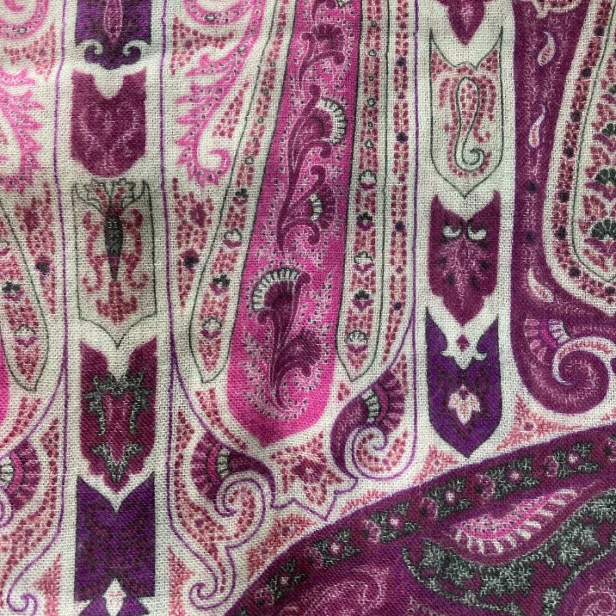 ☆美品☆ETRO エトロ マネークリップ ペイズリー柄 パープル ☆美品☆ETRO エトロ マネークリップ ペイズリー柄 パープル