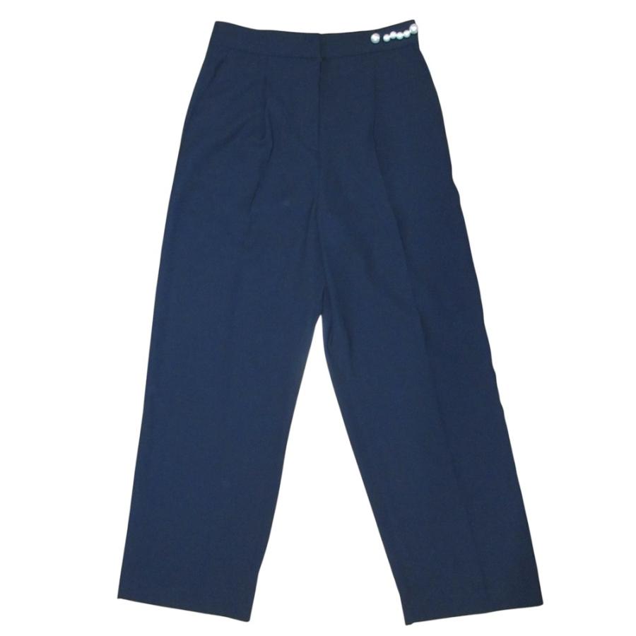 未使用 23AW hue DAY TO EVENING ヒューデイトゥイブニング パール装飾  