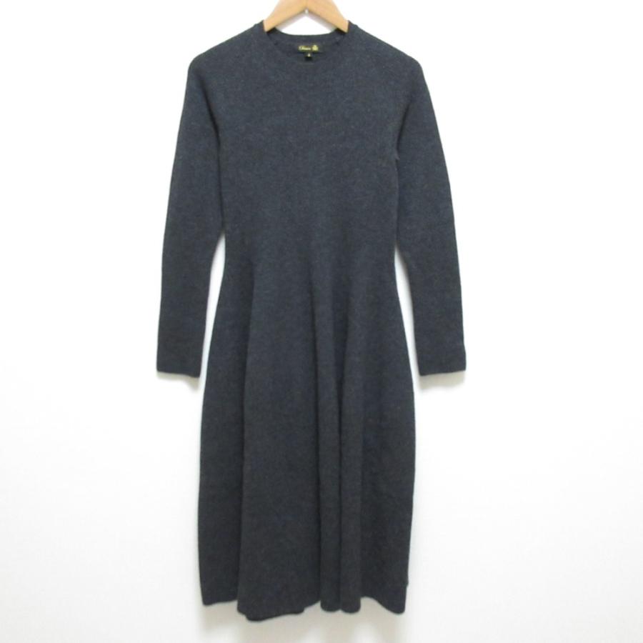 DRAWER（ドゥロワー） 美品 ウールカシミヤニットワンピース 6526-199  