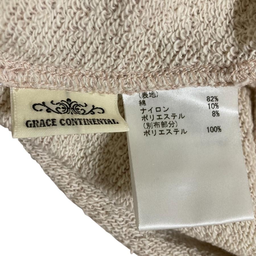 グレースコンチネンタル（ダイアグラム）ハートプリント裏毛トップス ホワイト 36 ハートプリント裏毛トップ / GRACE CONTINENTAL | GRACE