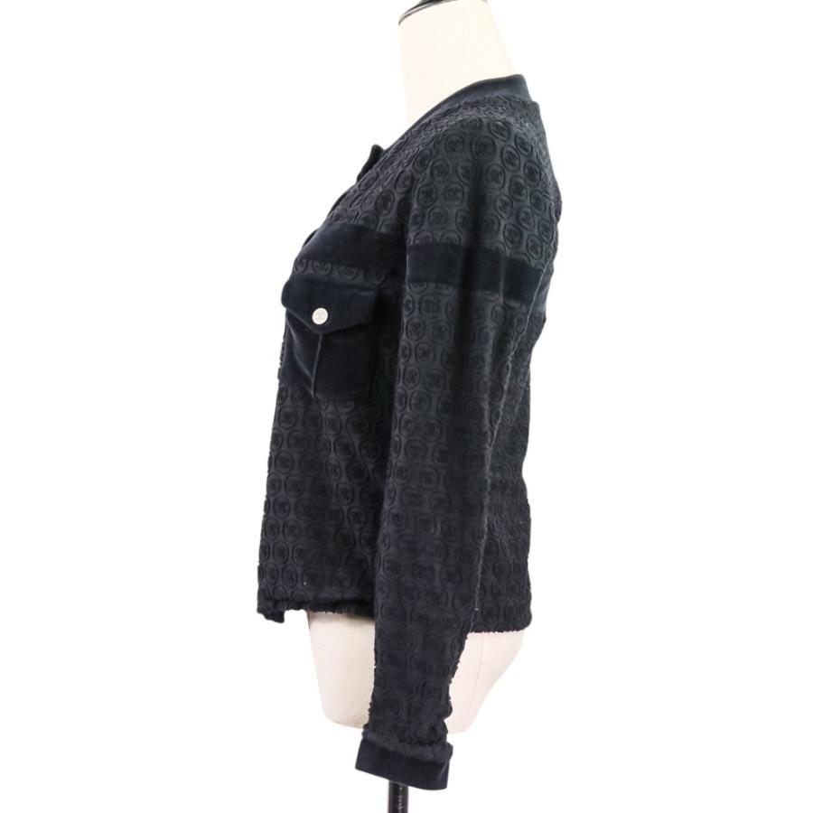 CHANEL（シャネル） 良品 ココマーク パイル ベロア カーディガン 