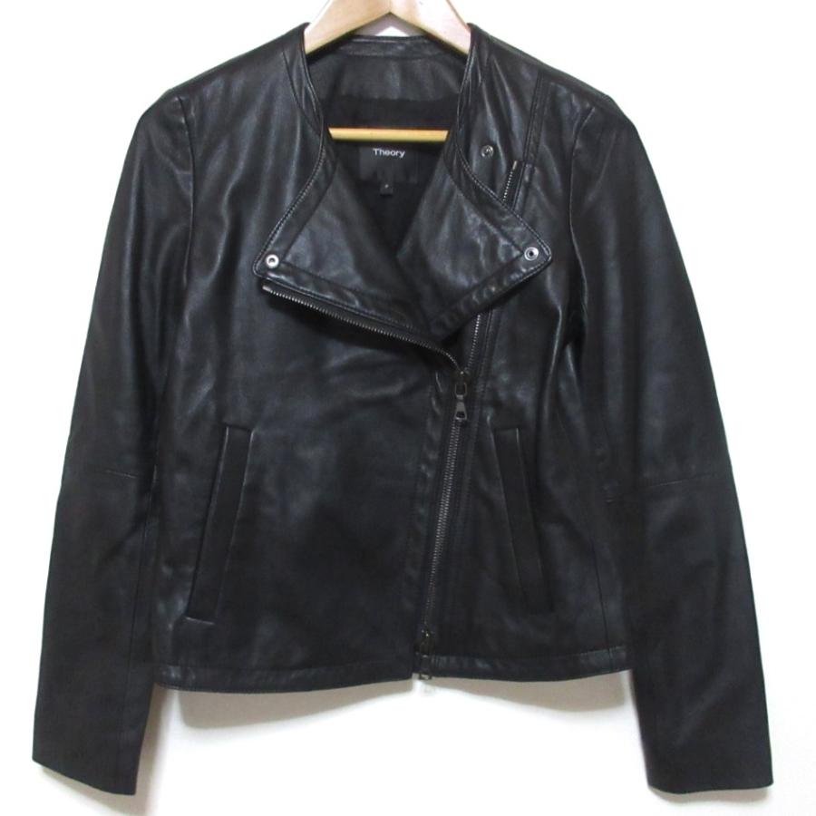 theory（セオリー） 美品 PERFECT LEATHER JOEAN J ラムレザー