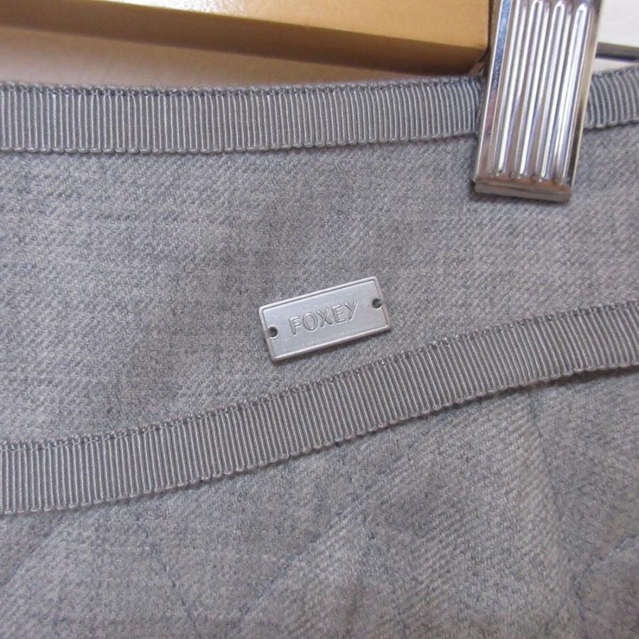 FOXEY 美品 23年商品 フォクシー クロスリリー ひざ下丈
