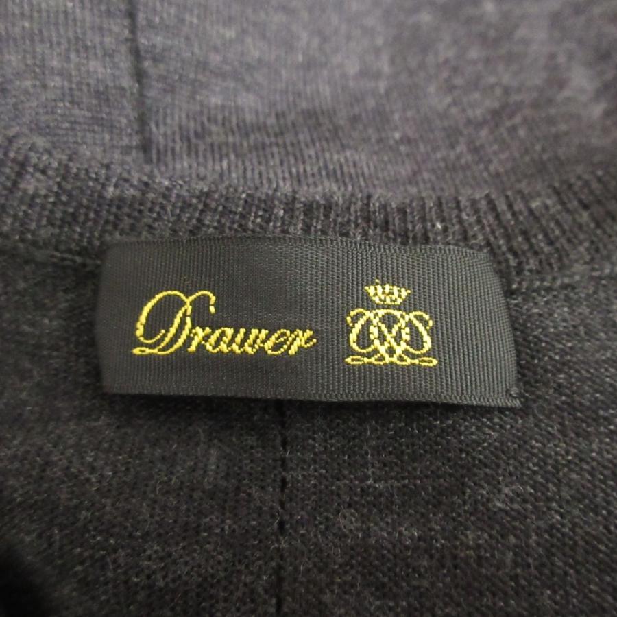 DRAWER（ドゥロワー） 美品 ウール100％ クルーネック ハーフスリーブ