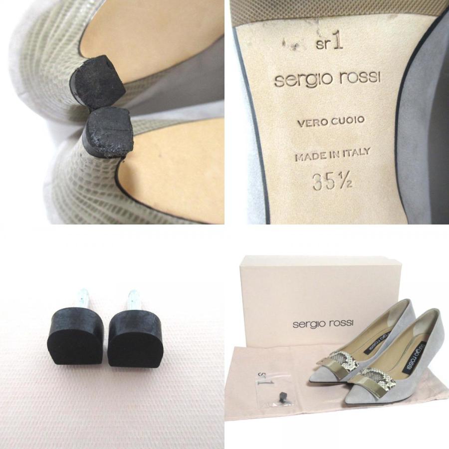 Sergio rossi（セルジオロッシ） 美品 sr1 スエード レザー ポイン