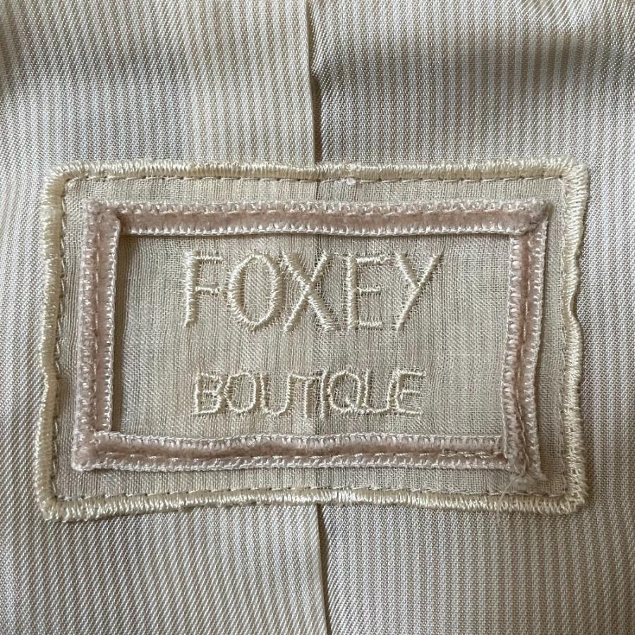 FOXEY BOUTIQUE 良品 フォクシー BALLERINA シルク ベルテッドコート