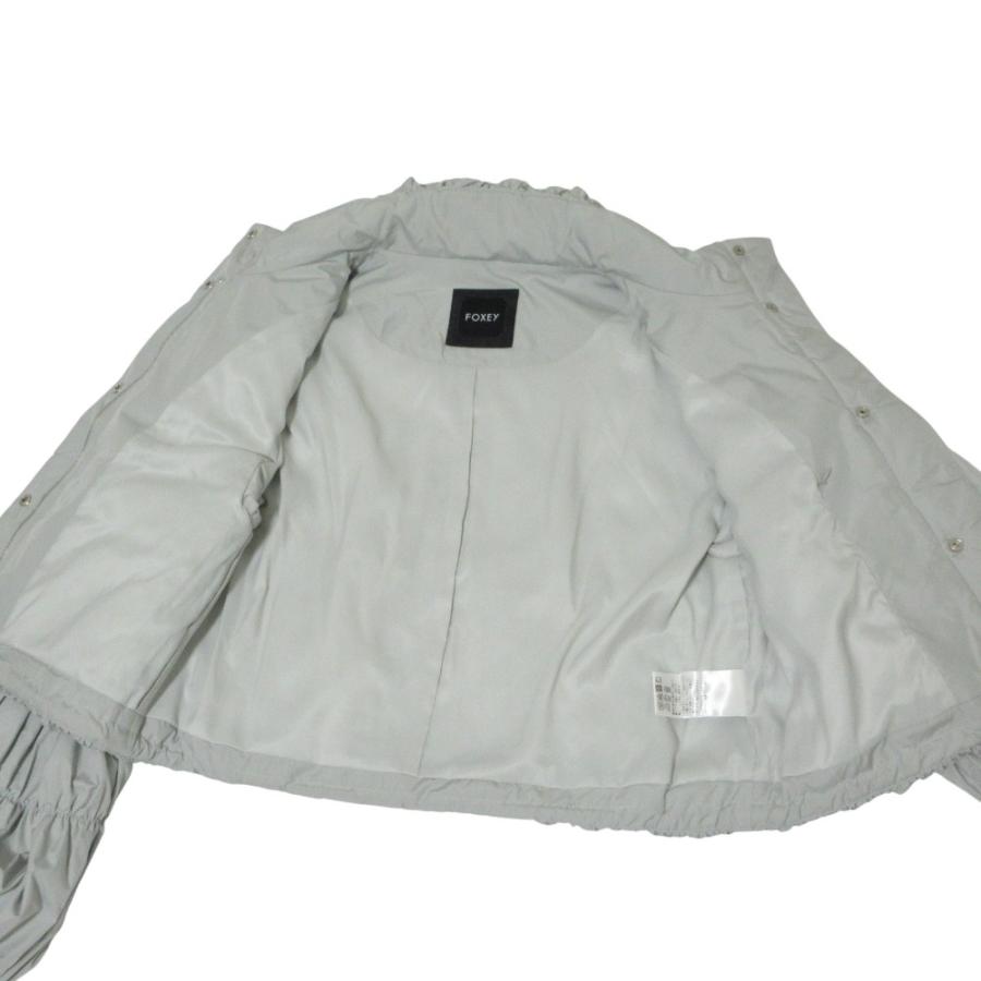 FOXEY（フォクシー） 美品 クリーニング済 Short Coat Neige メタル 
