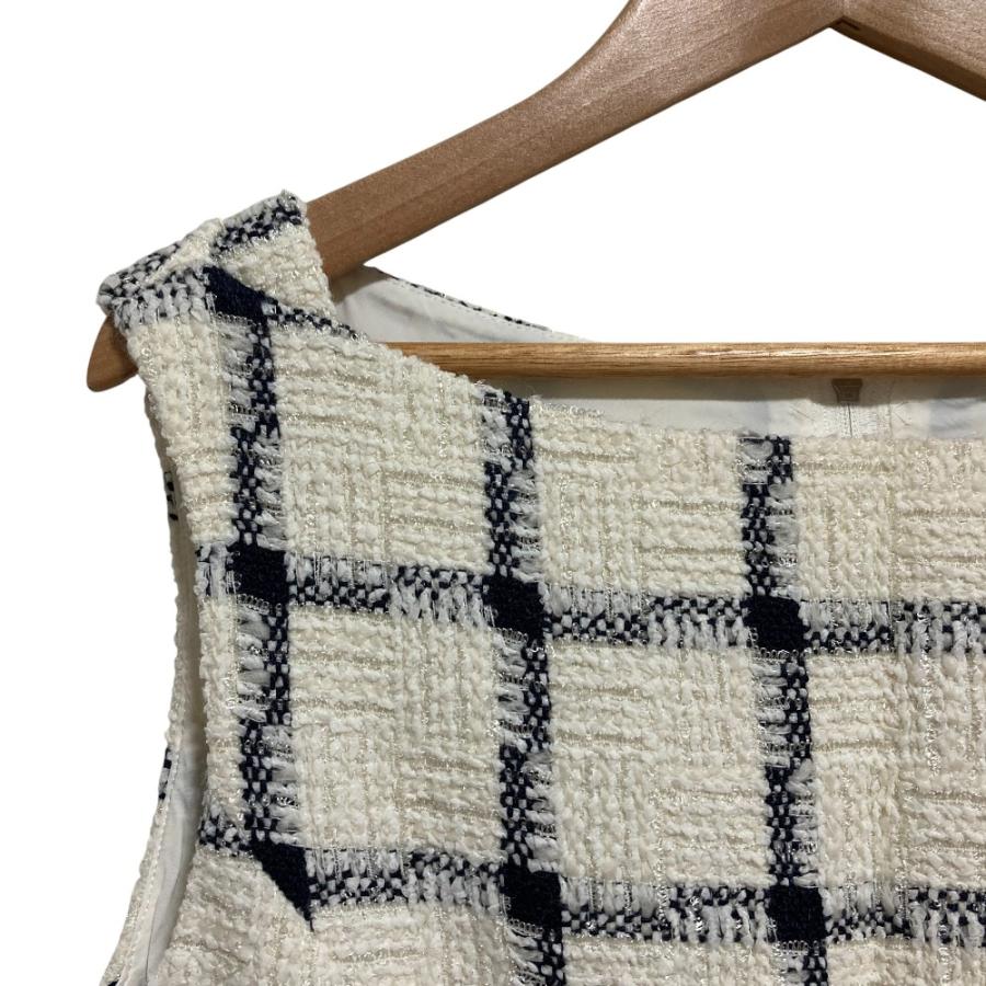 FOXEY（フォクシー） 良品 Elegant Check チェック ノースリーブ