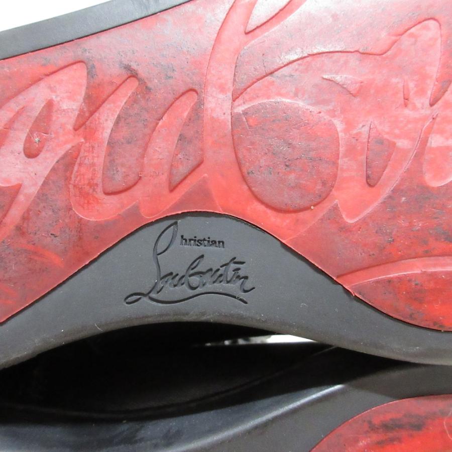 未使用 クリスチャンルブタン ムートンブーツ 35.5 CHAMPIGNON Adoxa 70 ブラック カーフレザー - Shoes - Women - Christian