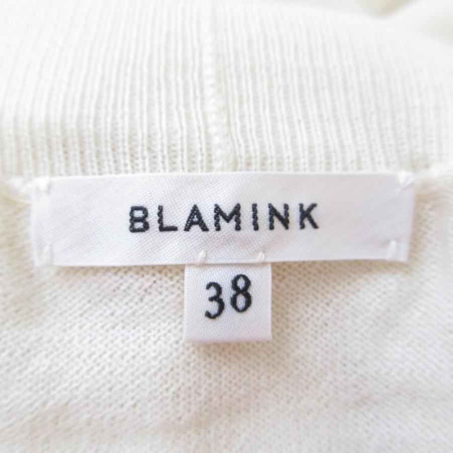 美品 BLAMINK ブラミンク カシミヤ コットン 18G ロングスリーブ タートルニット セーター 7913-230-0274 38 ベージュ レディース 古着 中古 USED BLAMINK 美品 ブラミンク カシミヤ コットン 18G ロングスリーブ
